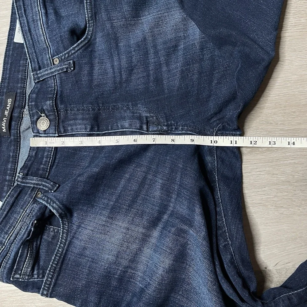 Mavi Jake Jeans Mens 34x31 Blue Slim Leg Cotton Blend Stretch Preppy Mid Rise